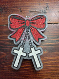 Cherry Crosses with bow
