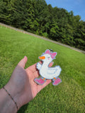 Goose with bow